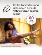 Phılıps Şarjlı ve elektrikli Sınırsız Atışlı Lazer Epilasyon Cihazı 5 başlık