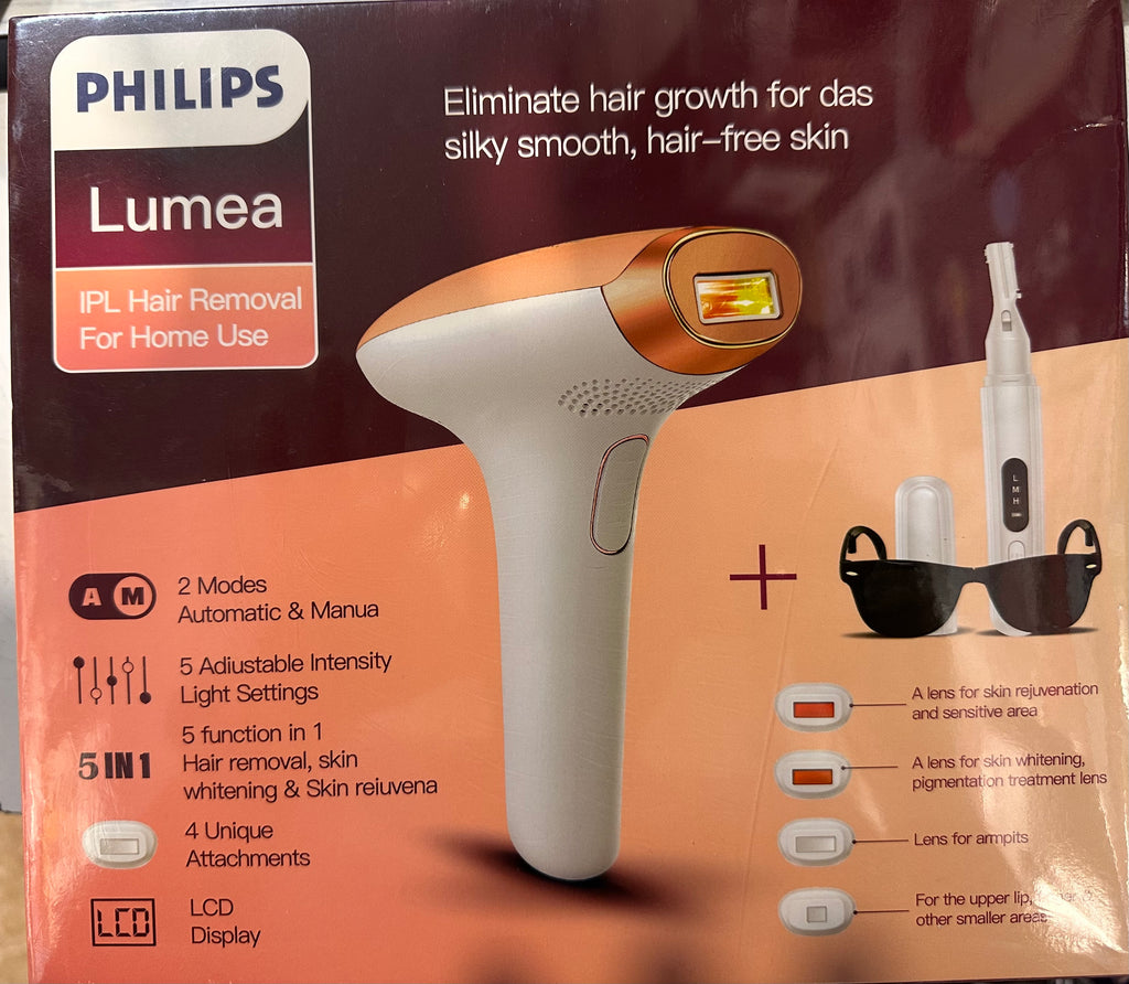 Phılıps Şarjlı ve elektrikli Sınırsız Atışlı Lazer Epilasyon Cihazı 5 başlık